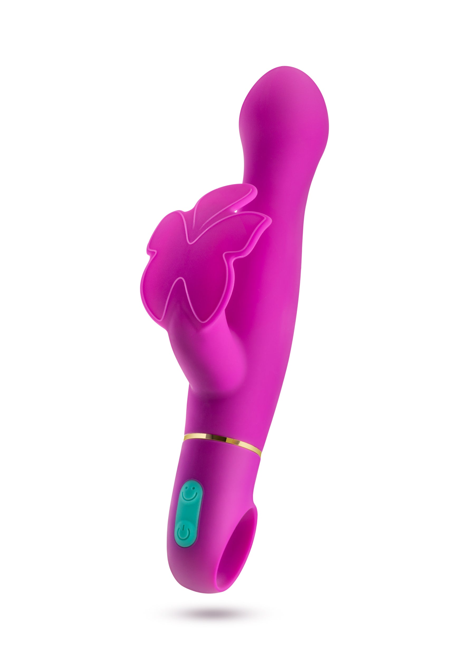 Aria Naughty AF Plum 18.4 cm Butterfly Vibrator VIBRATORS-RABBIT