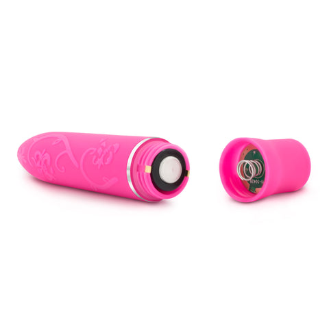 Blush Rose Bliss Pink Mini Vibrator with Satin Finish Pink BULLETS