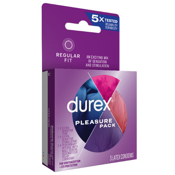 Durex Pleasure Pack - 3 Pack Secondary image