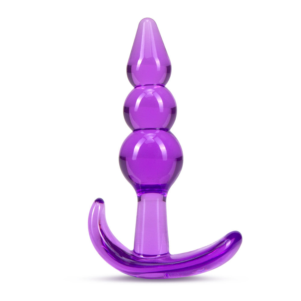 B Yours Triple Bead (9.5 cm) Butt Plug – Anal Plug Purple > Anal Range > Anal Beads