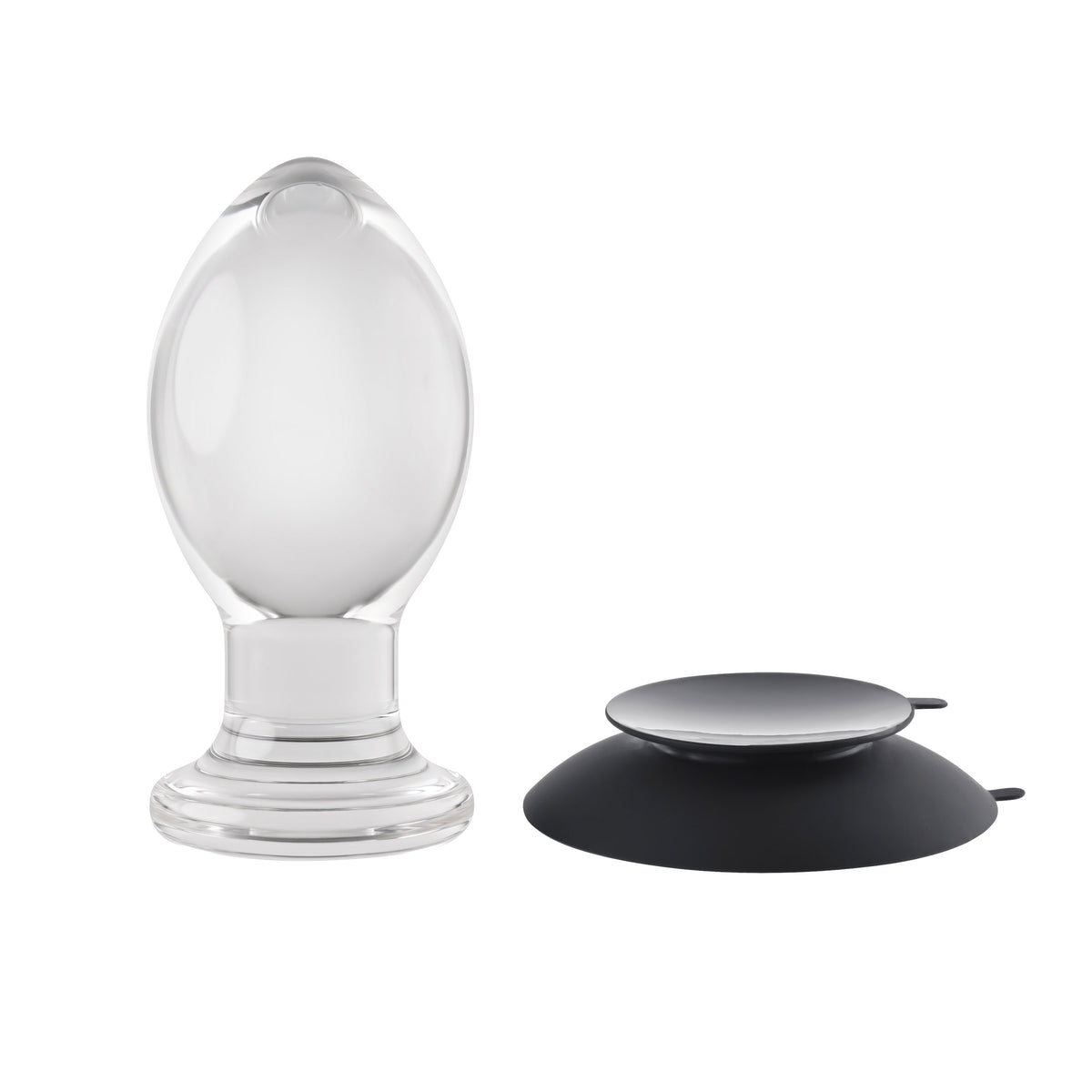 Gender X Crystal Ball - Glass Butt Plug with Suction Base 10.1cm > Glass > Toys