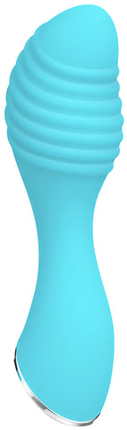 Little Dipper 4 Inch USB Rechargeable Mini Vibrator Blue BULLETS