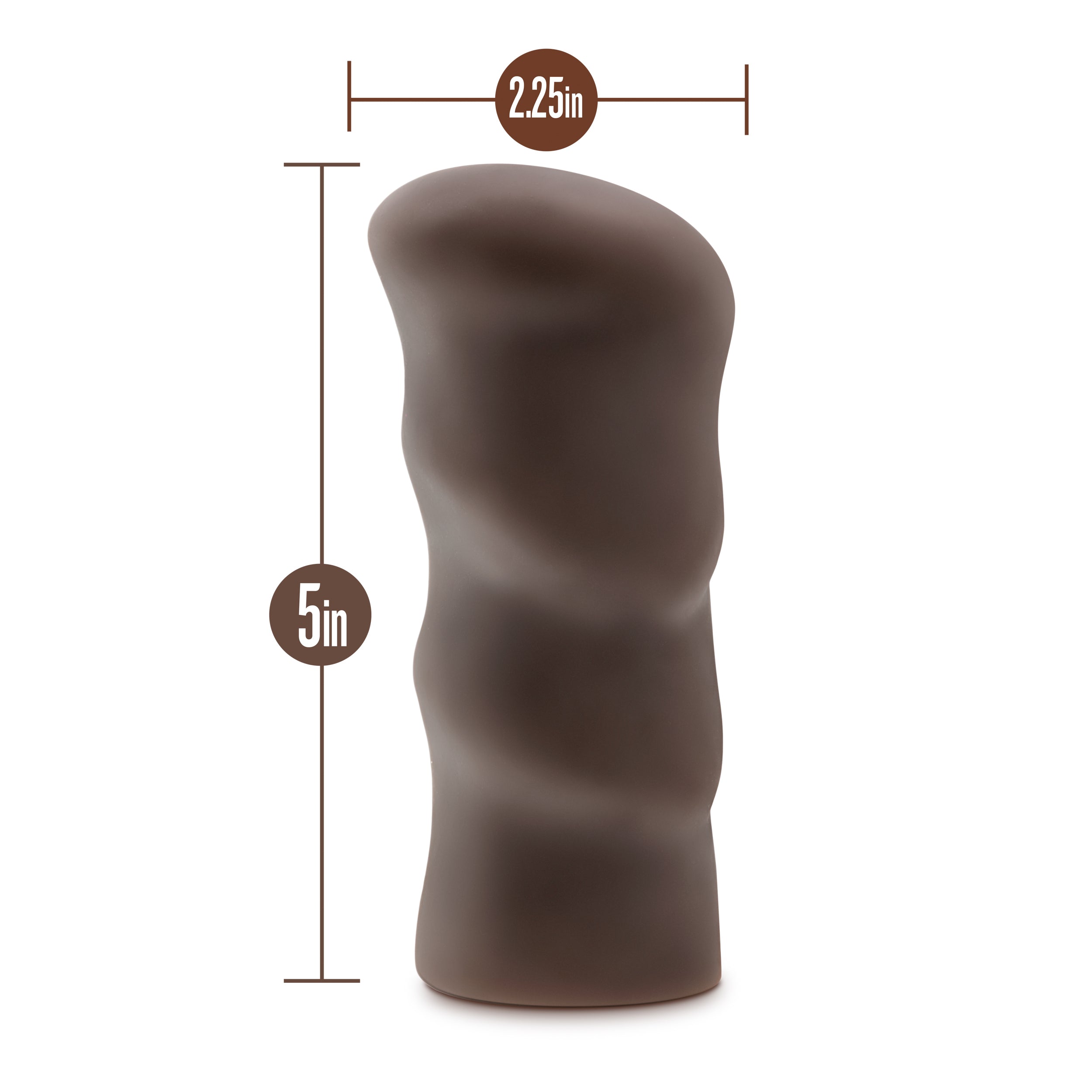Hot Chocolate Nicole's Rear Realistic Soft X5 Masturbator Sleeve Strokers - Manual