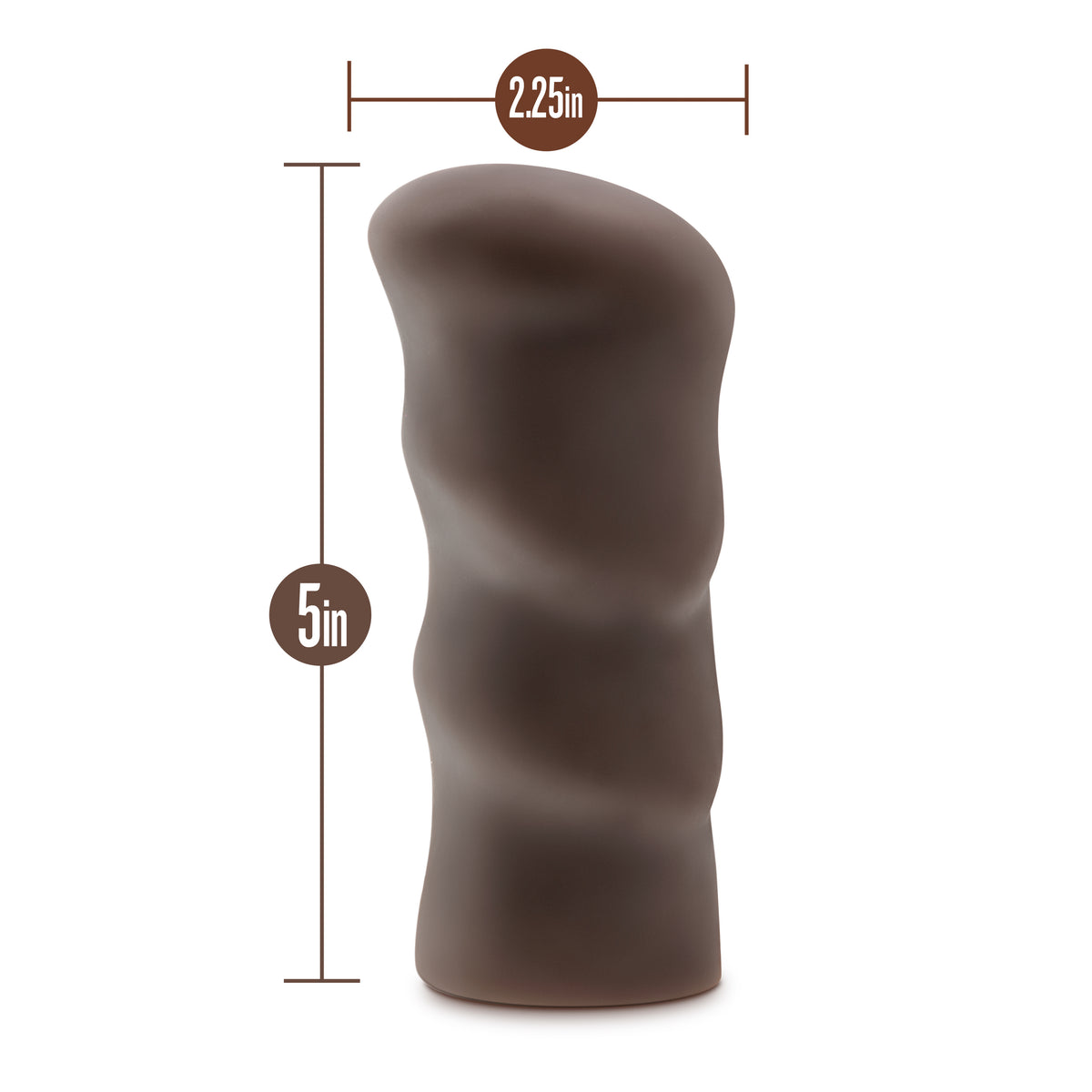 Hot Chocolate Nicole's Rear Realistic Soft X5 Masturbator Sleeve > Sex Toys For Men > Masturbators > Manual