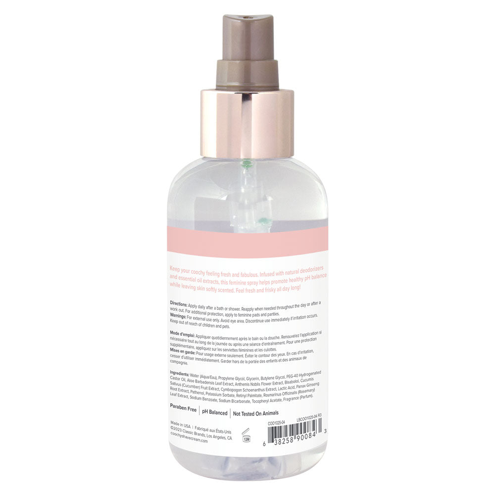 Coochy Feminine Intimate Spray for Freshness and pH Balance Enhancers Female