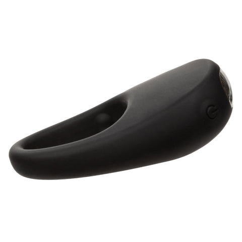 CalExotics Silicone Rechargeable Pleasure Ring Black with 12 Intense Vibration Functions Waterproof Cock Rings Vibrating