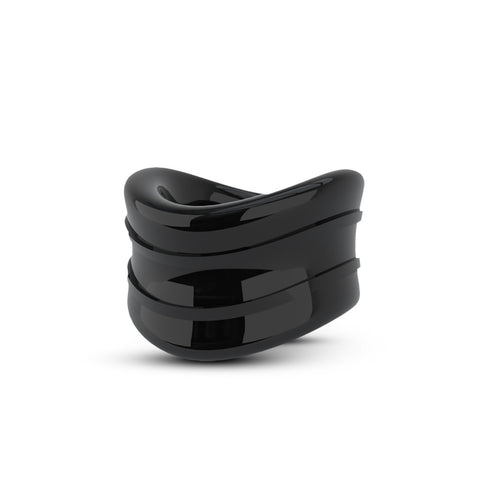 Stay Hard Beef Ball Stretcher Snug 1 Inch Black Ball Stretcher