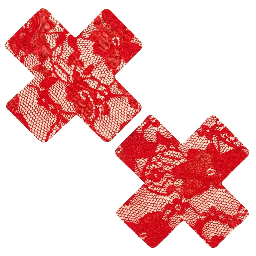 Wicca Glitter Nipple Cover Pasties – 4 Different Designs Red > Clothes > Pasties