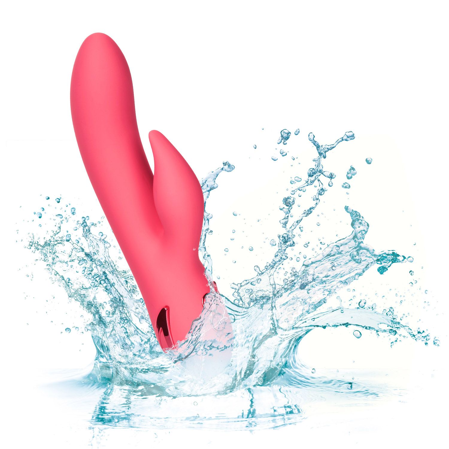 California Dreaming San Francisco Sweetheart Pink Rechargeable Silicone Vibrator VIBRATORS-RABBIT
