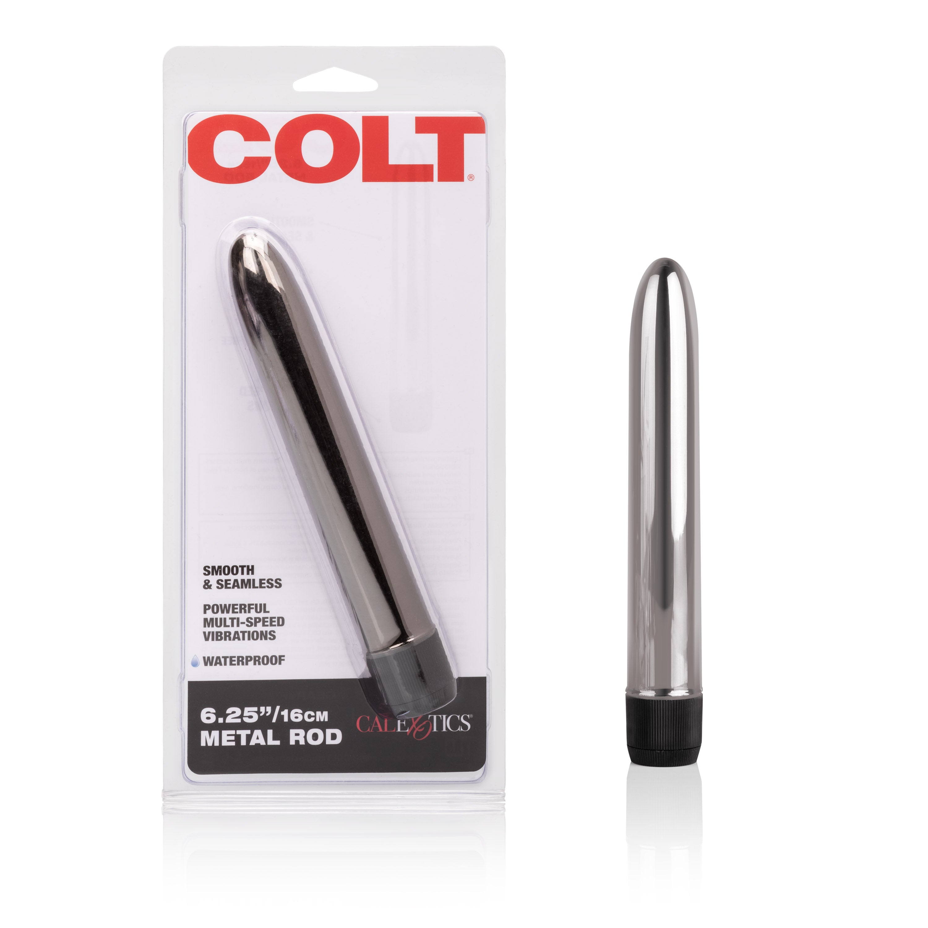 Colt Metal 6.25 Inch Multi-Speed Silver Vibrator – ABS Plastic Seamless Design > Vibrators > Standard Vibrators