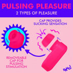Mini Clitoral Stimulator Vibrator in Pink with Five Suction Speeds > Sex Toys For Ladies > Air Pulsation