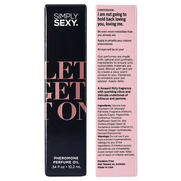 Simply Sexy Let's Get It On – Pheromone Perfume Oil Roll-On 10ml Default Title > Essentials > Aphrodisiacs