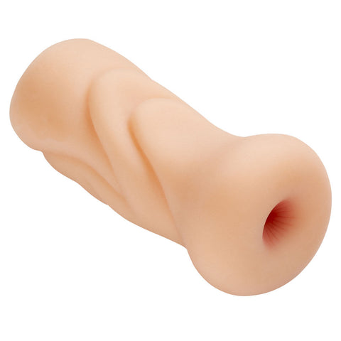 Cloud 9 Personal Anal Pocket Stroker (Tan) – Compact Flesh Masturbator Tan Strokers - Manual