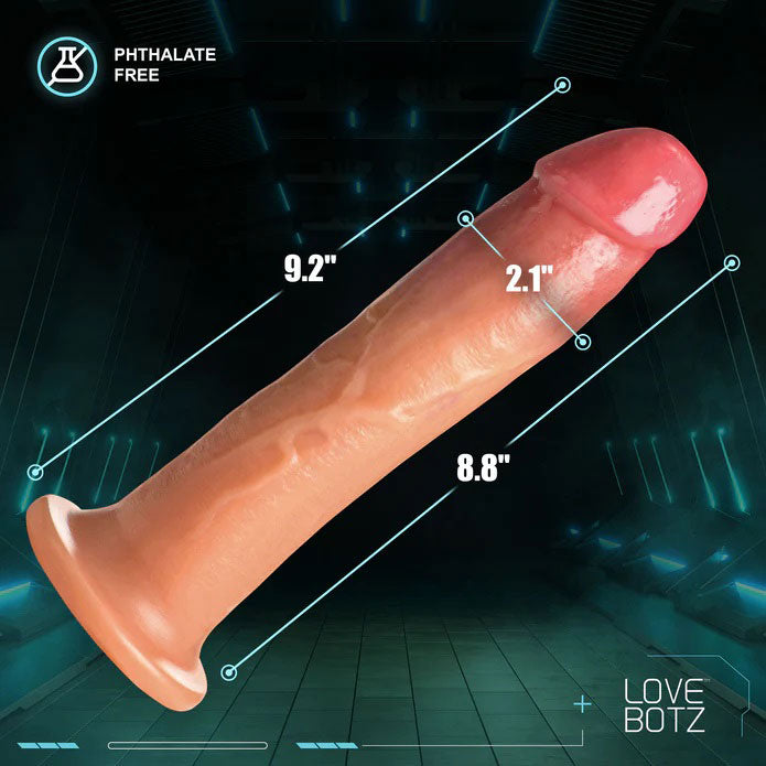 Cock Lock Dildo (Light Pink) – 9 Inch Realistic Dildo > Dildos > Realistic Dildos