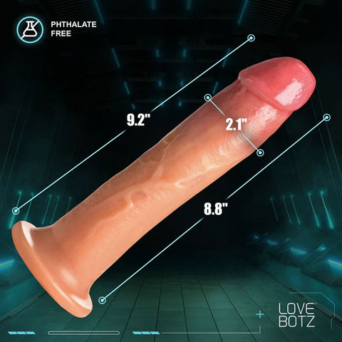 Cock Lock Dildo (Light Pink) – 9 Inch Realistic Dildo > Dildos > Realistic Dildos