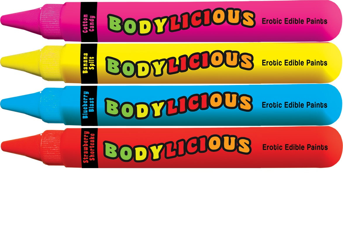 Bodylicious Edible Body Paint Pens 4-Pack Assorted Flavors Multi > Novelties > Candy & Edible Items
