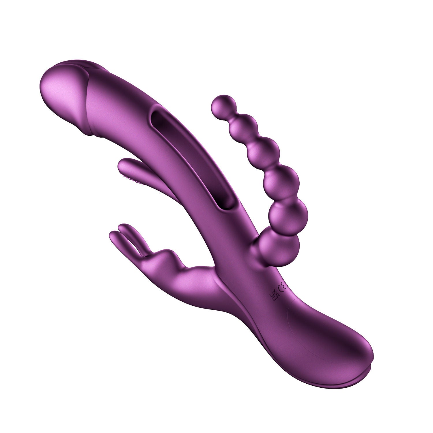 Trilux App Controlled Rabbit Vibrator Rechargeable Purple Toy Purple VIBRATORS-RABBIT-MULTI