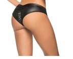 Wet Basic Scrunchy Panty (Black) – Medium/Large Lingerie > Clothes > Panties