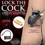 Lock Down Adjustable Chastity Cage with Secure Locking Mechanism for Men > Bondage Gear > Male Chastity