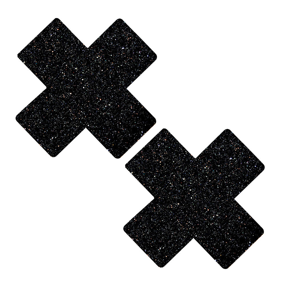 Black Malice Glitter X Factor Nipztix Glitter Pasties Apparel Black > Clothes > Pasties