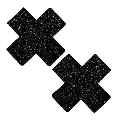 Black Malice Glitter X Factor Nipztix Glitter Pasties Apparel Black Pasties
