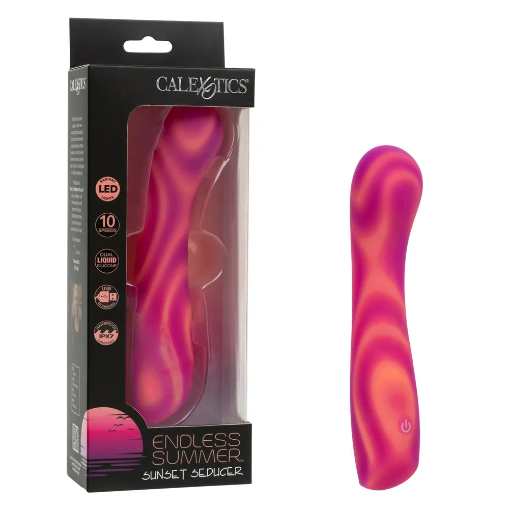 Endless Summer Sunset Seducer (Pink) – Waterproof Massager Pink > Vibrators > Standard Vibrators