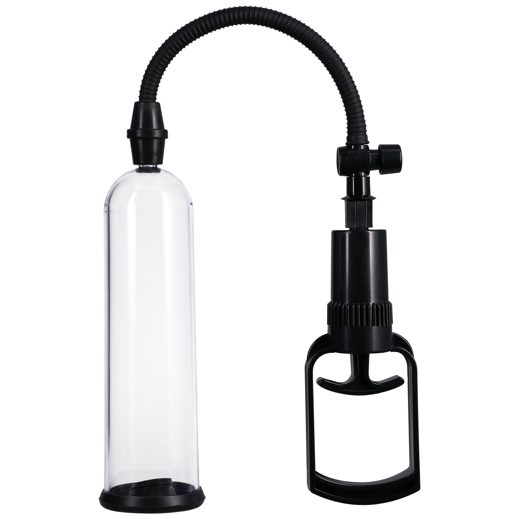 Rock Solid Penis Pumping Kit (Black/Clear) – Manual Penis Pump PUMPS