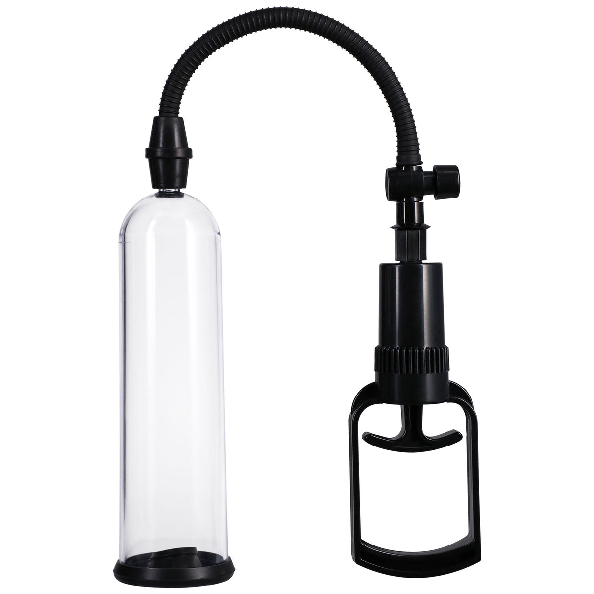 Rock Solid Penis Pumping Kit (Black/Clear) – Manual Penis Pump Clear > Pumps > Pump Accessories Main image