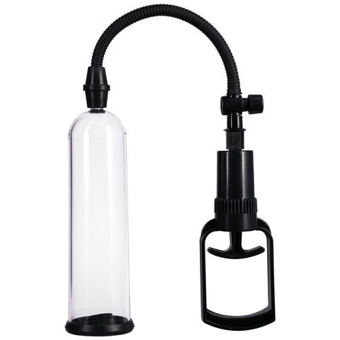 Rock Solid Penis Pumping Kit (Black/Clear) – Manual Penis Pump PUMPS