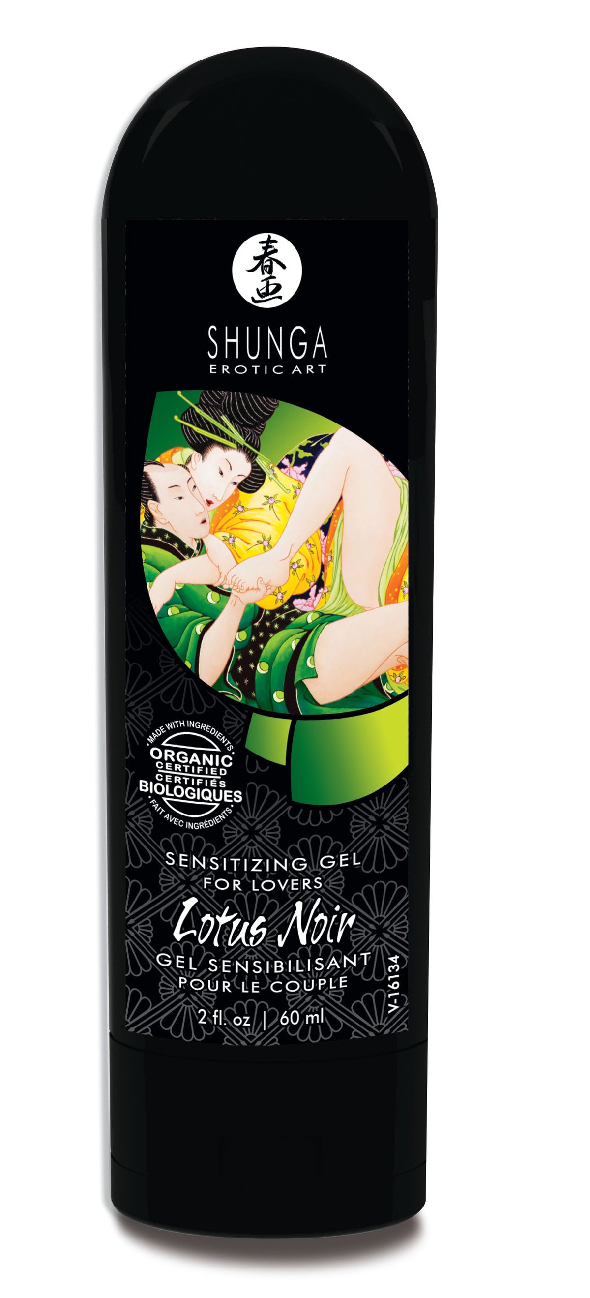 Shunga Lotus Noir Sensitizing Gel Organic 60ml Mild Cooling Enhancer Gel > Essentials > Bath & Body