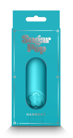 Sugar Pop Harmony Teal Mini Vibrator for Discreet Pleasure BULLETS