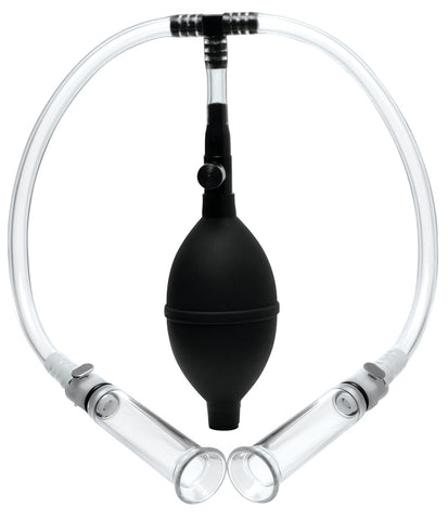Nipple Pumping System with Dual Cylinders 2.75 Inches Nipple Suckers