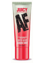 Juicy AF Strawberry Lubricant 60ml Tube - Water Based Pleasure > Lube > Flavoured