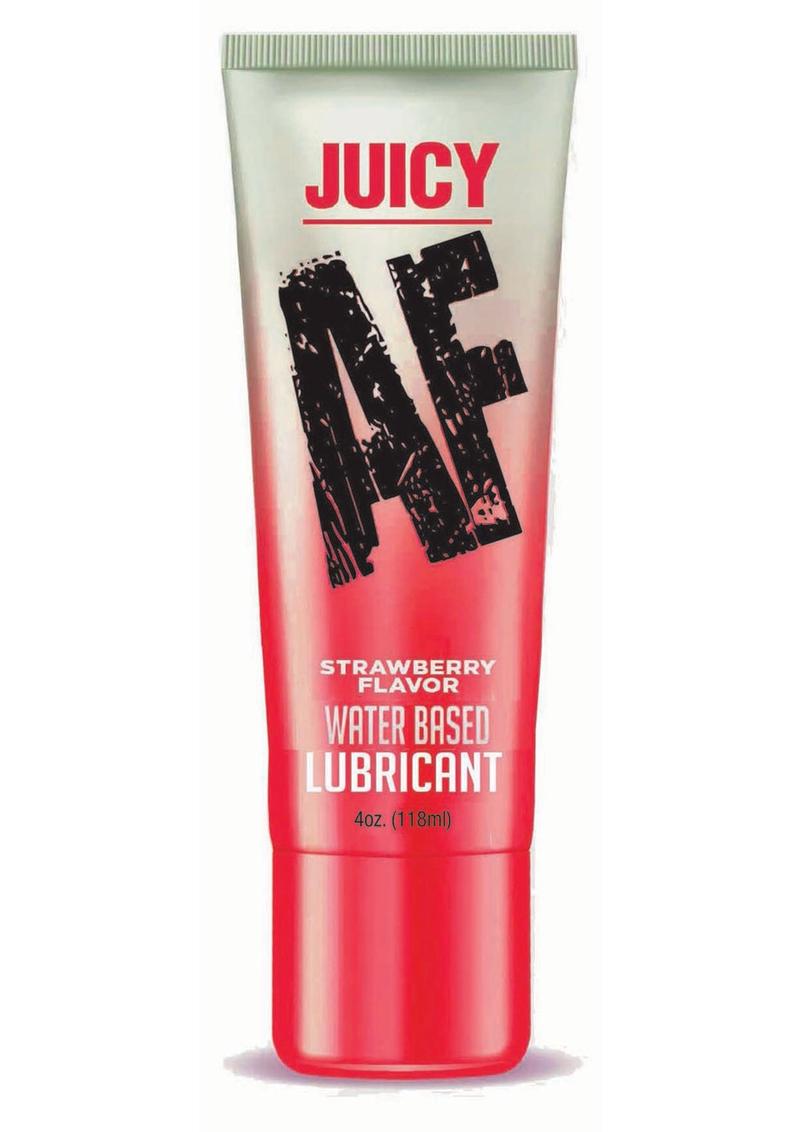 Juicy AF Strawberry Lubricant 60ml Tube - Water Based Pleasure > Lube > Flavoured