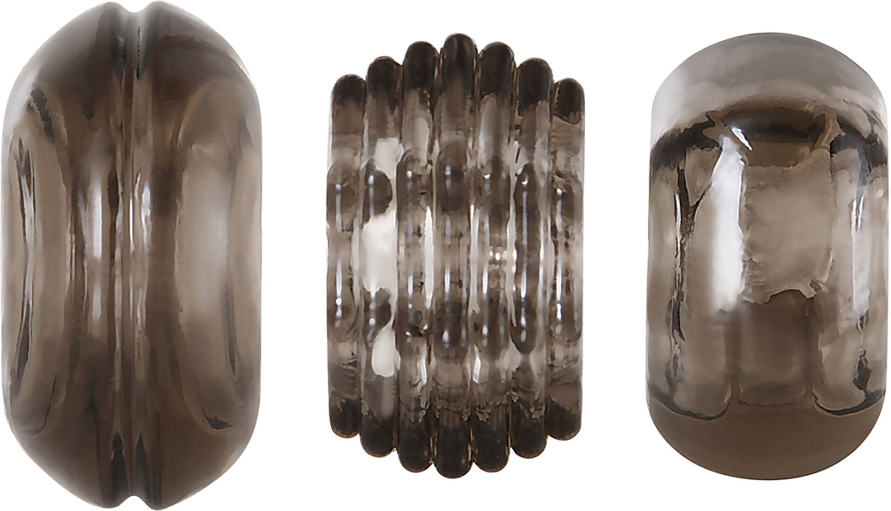 Zero Tolerance Triple Thick - Smoke Cock Rings - Set of 3 COCK RING Set