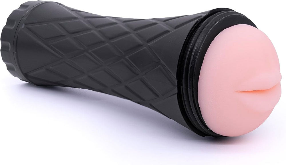Quickies Swallow It (Ultra-Soft) Male Masturbator – Realistic Mouth Design Male Masturbator > Sex Toys For Men > Masturbators > Manual