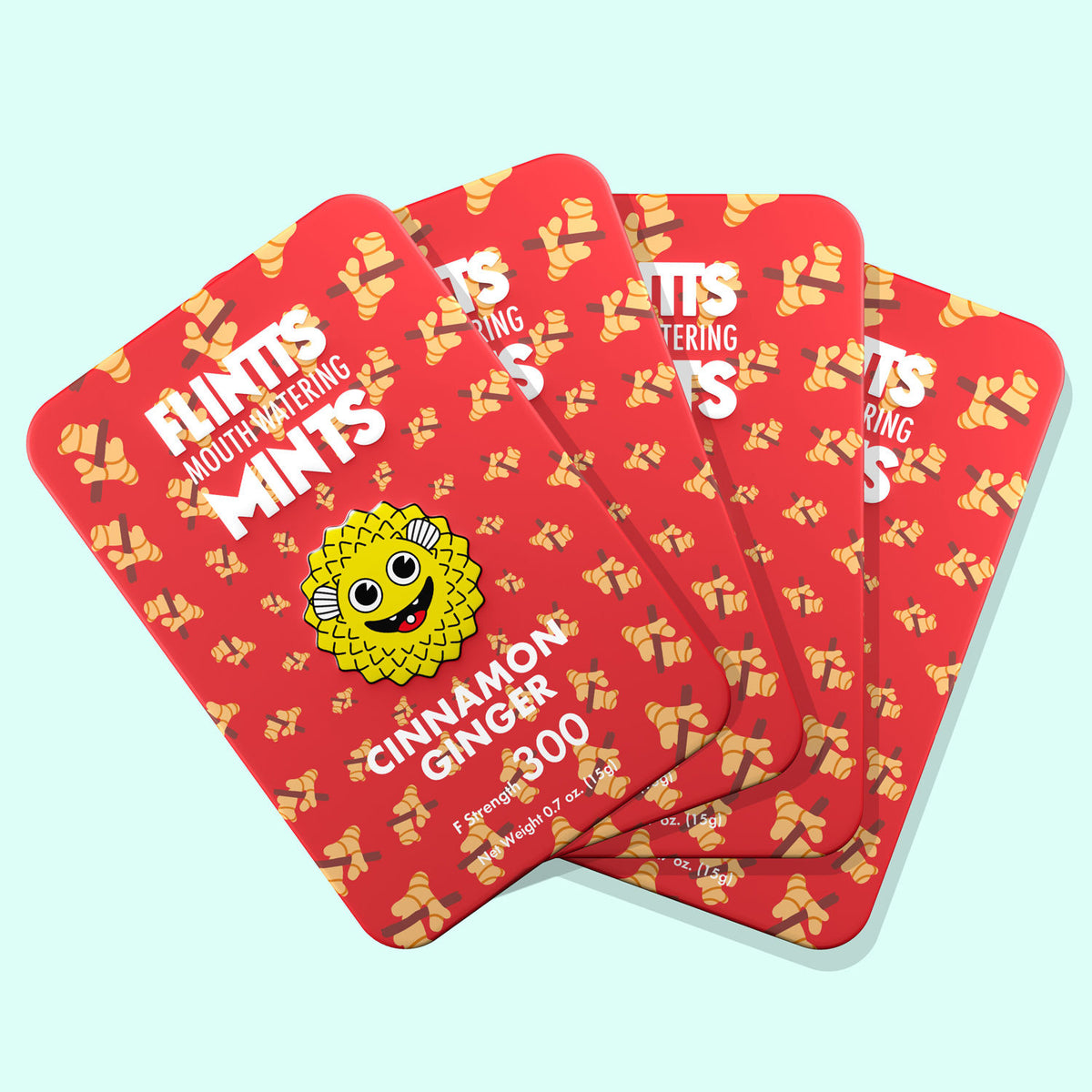 Flintts Mouth Watering Mints Cinnamon Ginger – Intense Flavor Mints > Novelties > Candy & Edible Items