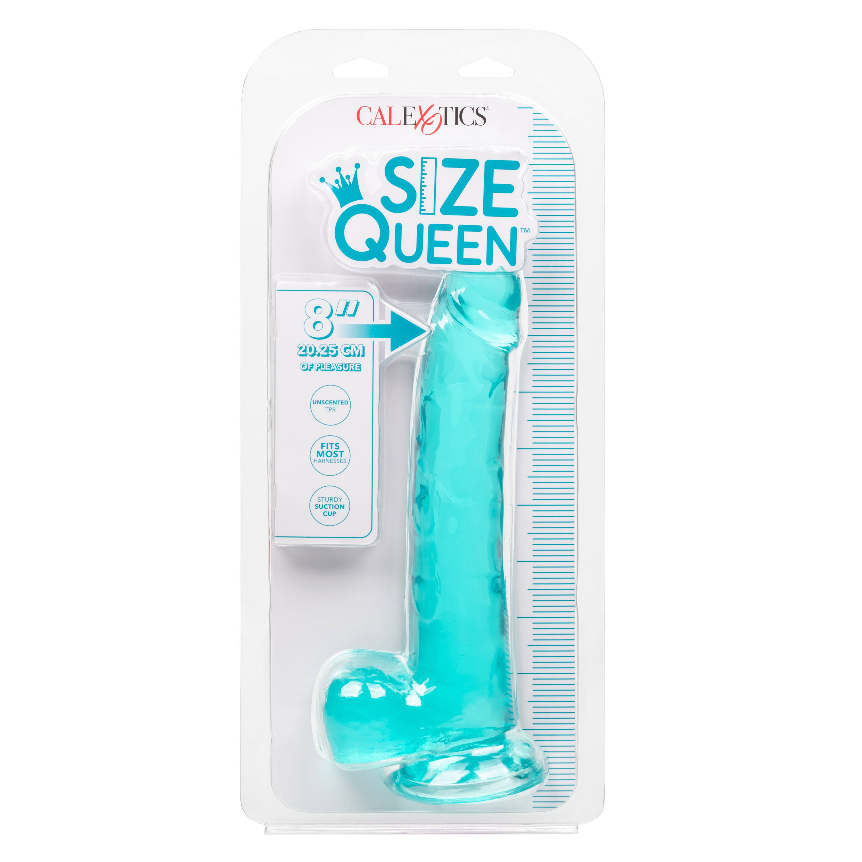Size Queen 8 Inch Realistic Dong in Ivory for Adult Pleasure Dongs Realistic