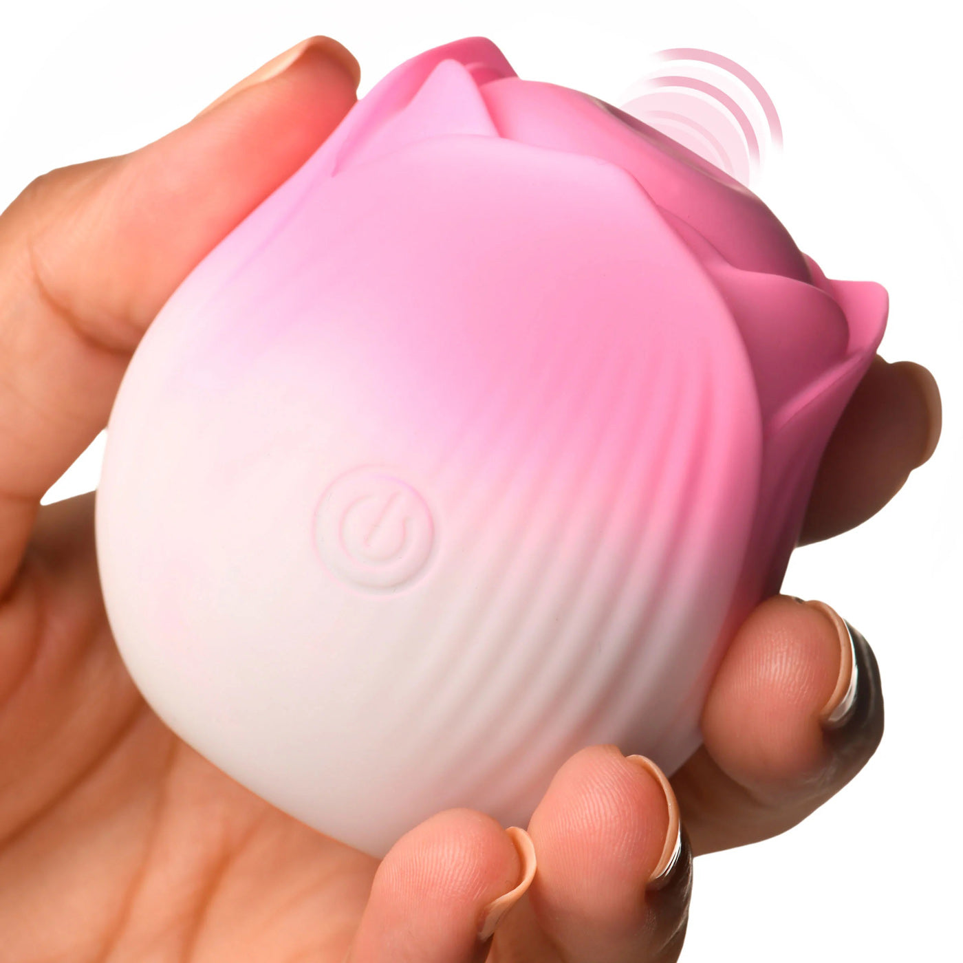 Pulsing Petals Throbbing Rose Wireless Clitoral Stimulator Pink Rose Stimulators