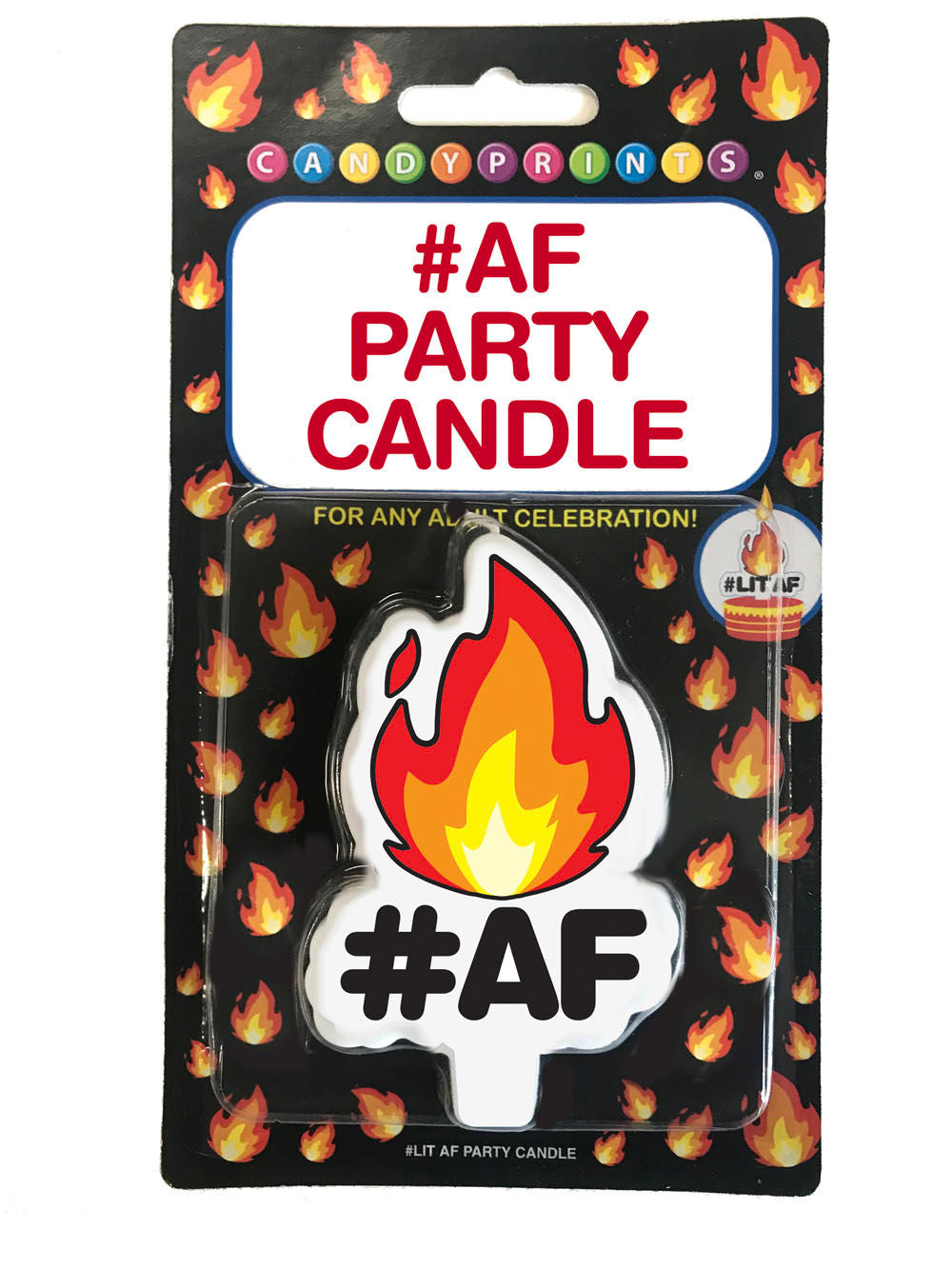 Hot Af Party Candle Birthday Supply for Adult Celebrations Default Title Novelty Candles
