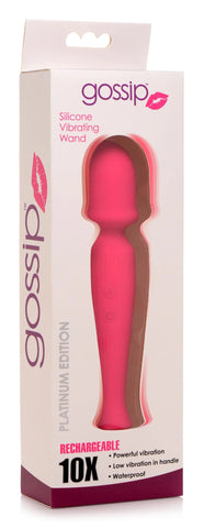 Curve Toys Silicone Wand Massager Magenta Wireless Rechargeable Pink Electric Massager
