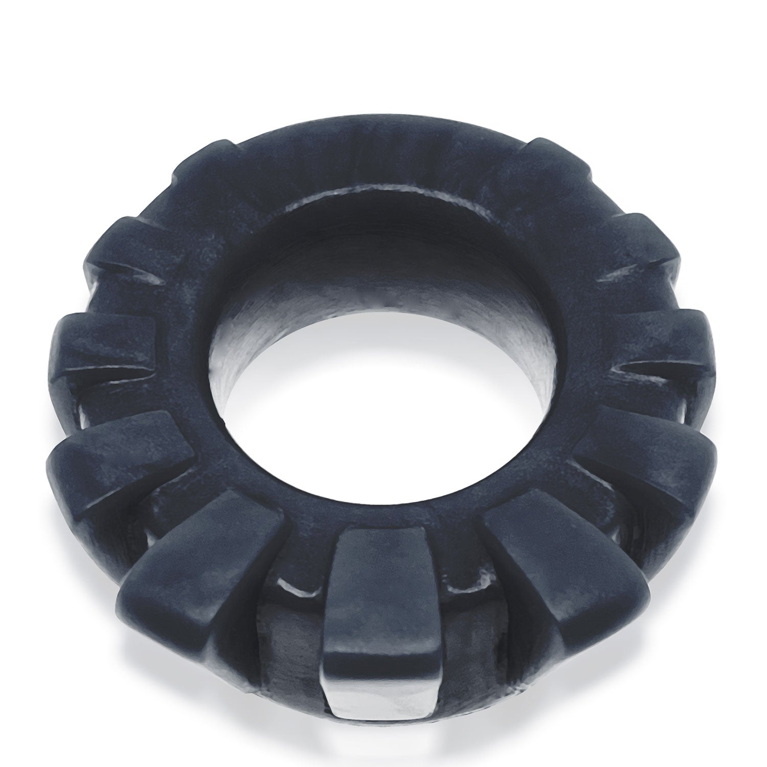 Oxball Cock-Lug Silicone Cockring Black for Comfortable Wear Black COCK RINGS
