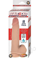 Realcocks Self Lubricating 8 Inch Thick White Bendable Dong > Dildos > Realistic Dildos