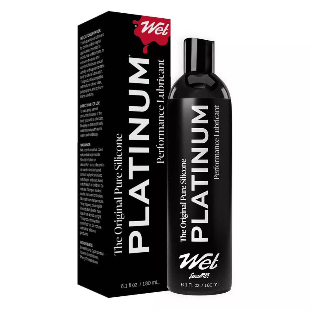 Wet Platinum Luxury Silicone Lubricant – 6.1oz Silicone Lubricant Default Title > Lube > Silicone Main image