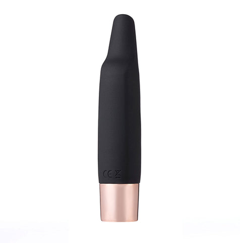 Aspen Wireless Rechargeable Flickering Tip Vibrator Black Black BULLETS