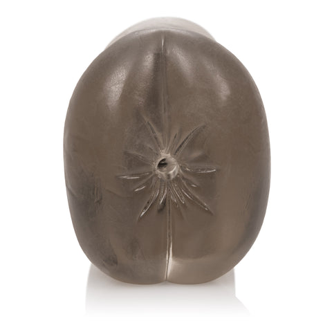 Colt Beaded Stroker Ribbed Shaft Masturbator with Superior Suction and Two Rows of Power Beads in Transparent Black Strokers - Manual