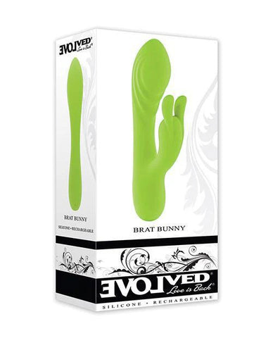 Brat Bunny (Green) – Electric Dual Motor Rabbit Vibrator Default Title VIBRATORS-RABBIT