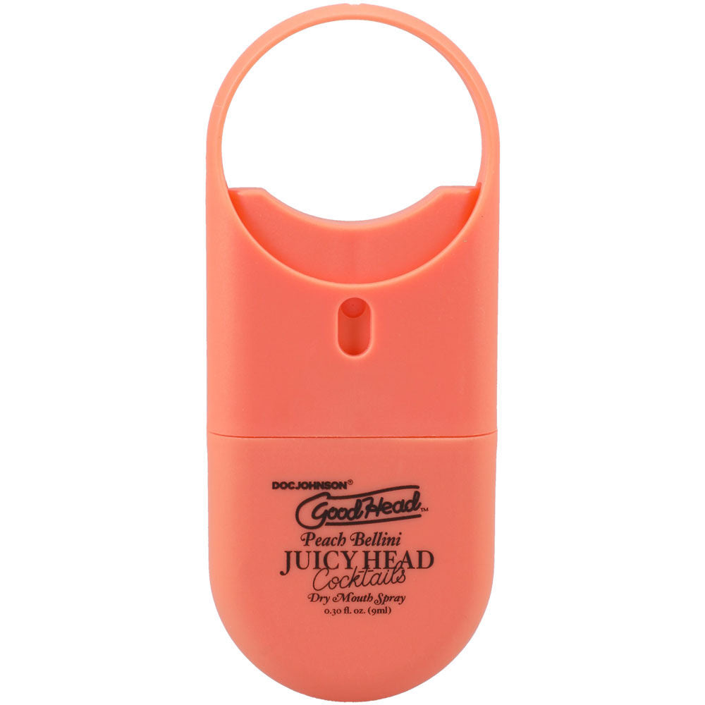 Goodhead Juicy Head Peach Bellini – Travel-Size Dry Mouth Spray > Lube > Oral Gels & Sprays