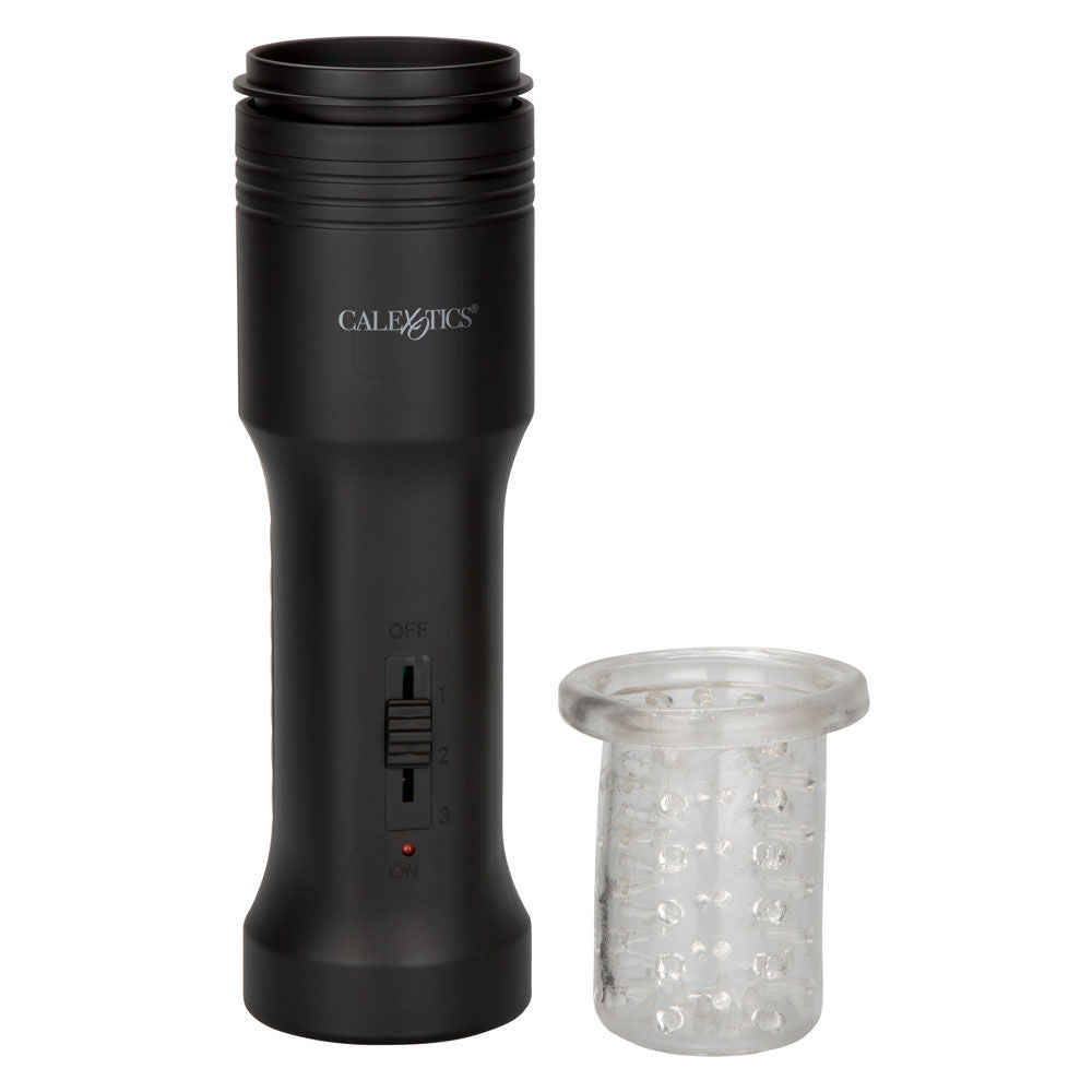 Optimum Power Ultimate Head Exciter Vibrating Male Masturbator Strokers - Auto