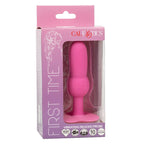 First Time Vibrating Beaded Probe - Pink Pink Anal Toys & Stimulators